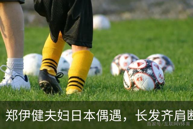 郑伊健夫妇日本偶遇，长发齐肩断崖衰老，妻子三下巴肚腩凸出富态